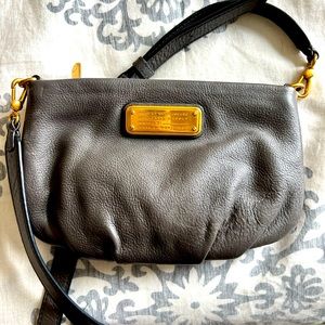 Marc Jacobs dark gray small crossbody bag